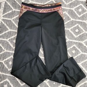 Huntworth Black, Camo Pink Stitch Fleece Lined Pants Women's Size Large